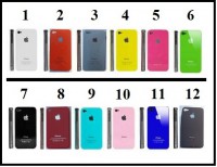6 carcasas para iphone4/4s